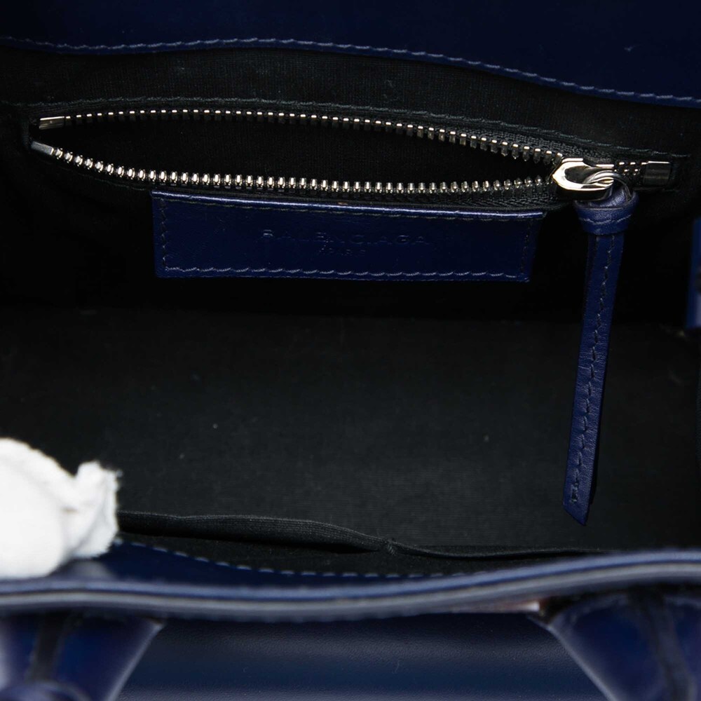 Pre-Loved Balenciaga Mini Patent Padlock All Afternoon Satchel - Picture 4 of 7